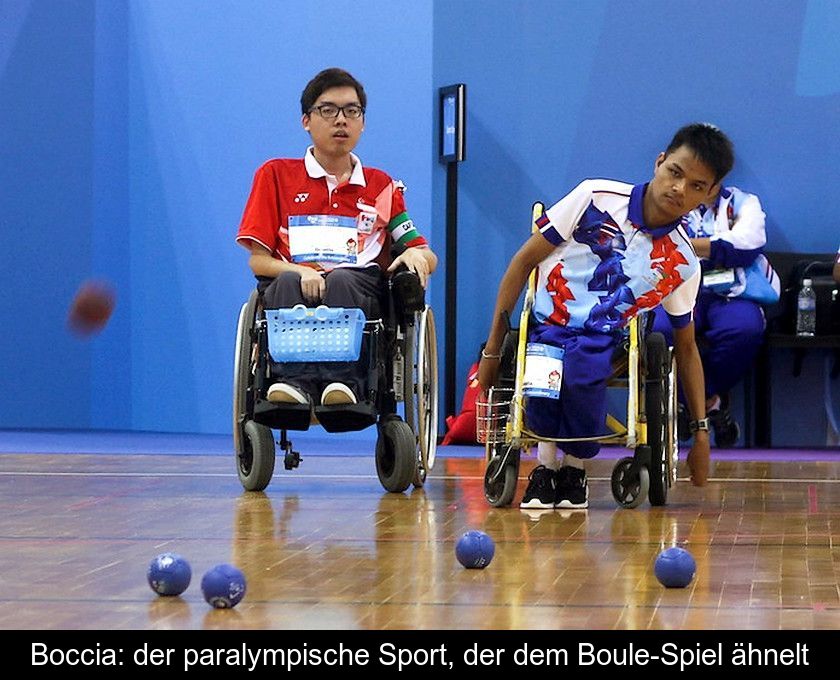 Boccia: Der Paralympische Sport, Der Dem Boule-spiel ähnelt