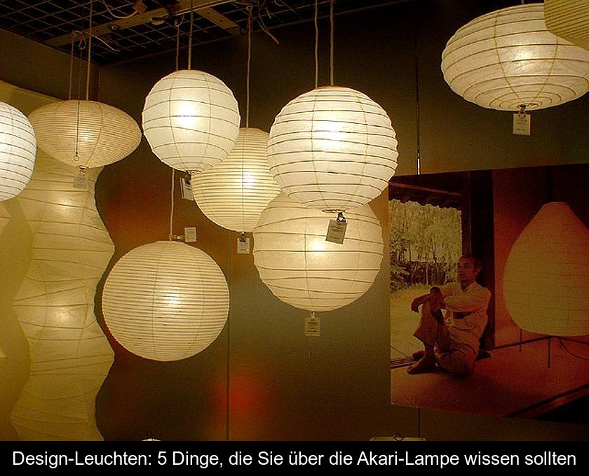 Design-leuchten: 5 Dinge, Die Sie über Die Akari-lampe Wissen Sollten