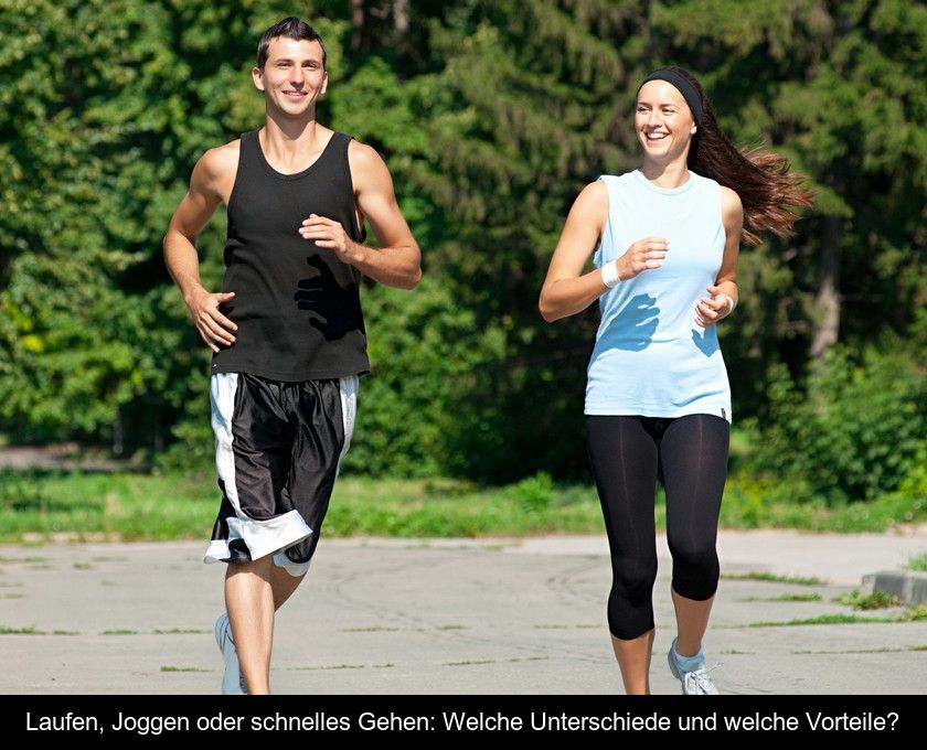 Laufen, Joggen Oder Schnelles Gehen: Welche Unterschiede Und Welche Vorteile?