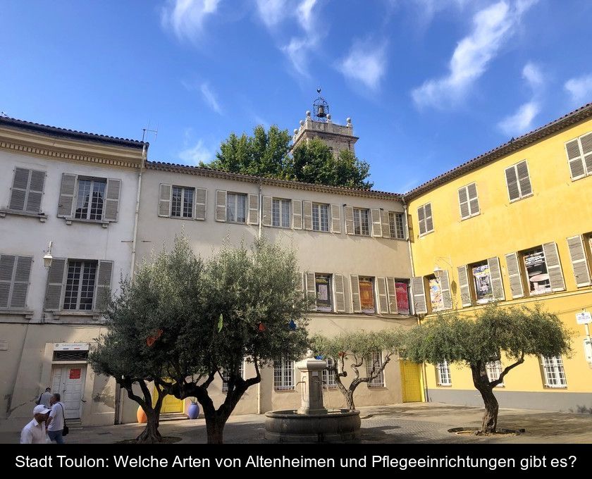 Stadt Toulon: Welche Arten Von Altenheimen Und Pflegeeinrichtungen Gibt Es?