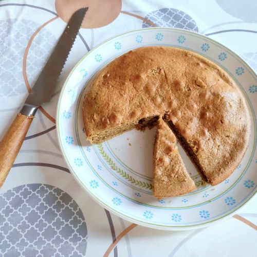 Matcha-Biskuitkuchen: ein einfaches Rezept